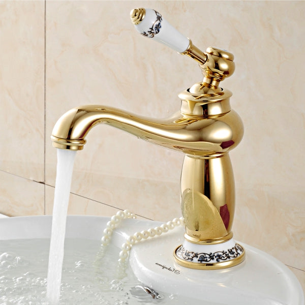 Gold Genie Design Basin Tap Short