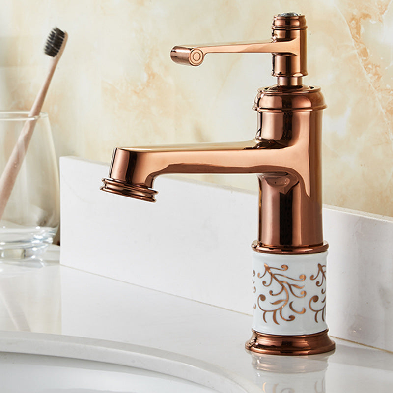 Modern Classy Rose Gold Basin Tap