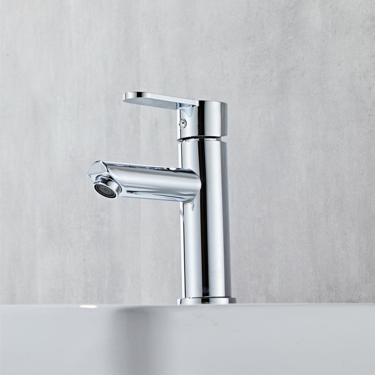 Chrome Tap round smooth edges Basin Tap