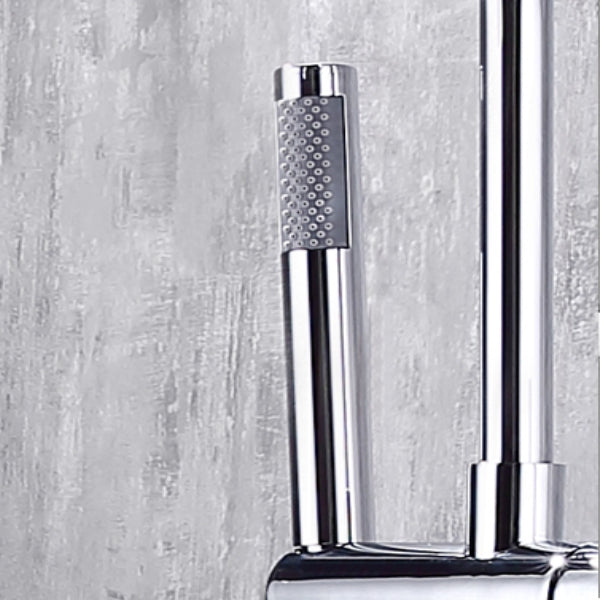 Chrome Free Standing Bath Tap With Handle