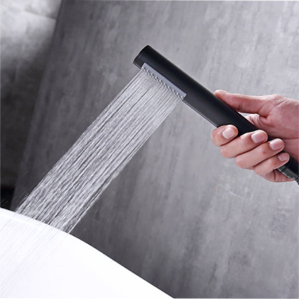 Black Free Standing Bath Tap With Hand Shower