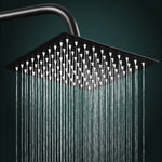 Shower Head 8" Square Matt Black