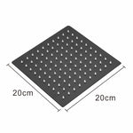 Shower Head 8" Square Matt Black