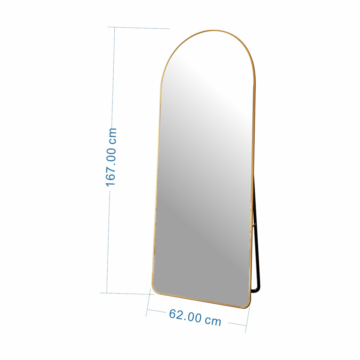 Standing Dress Mirror 65*170 965 Gold