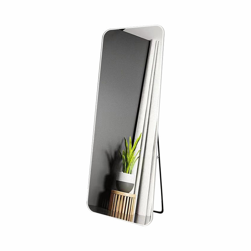 Free-standing or Wall-Mount Glass Mirror 966SW White