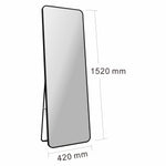 Free-Standing or Wall-Mount Mirror 966SB Black