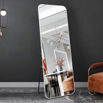 Free-standing or Wall-Mount Glass Mirror 966SW White