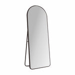 Freestanding or Wall Mounted Arch Mirror 967AB Black