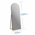 Standing Dress Mirror Gold 155*45 967AG