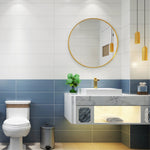 Modern Round Wall Mirror Aluminium Frame 969RG - 60cm Gold