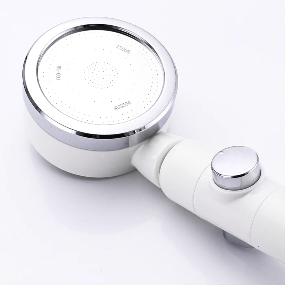 White+chrome 3-Function Setting Hand Shower