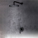 Black shower & and shower Arm & shower mixer A811B-A Set