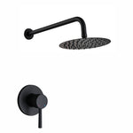 Black shower & and shower Arm & shower mixer A811B-A Set