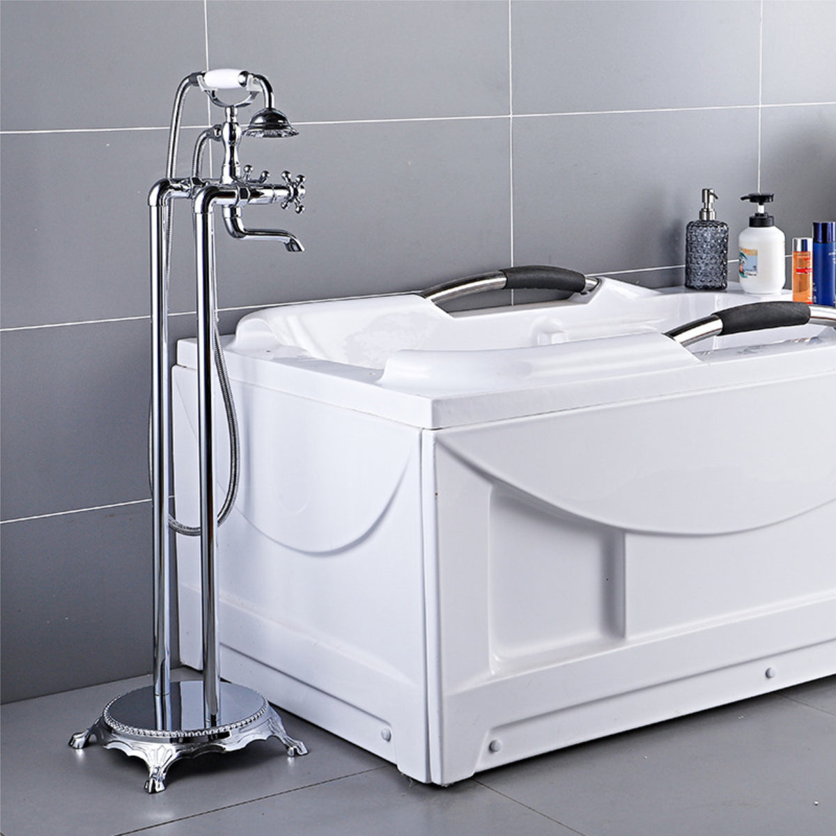 Freestanding Bath Mixer Tap_A889
