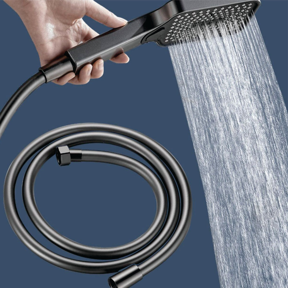 Shower Hose PVC 1.5M Gray A8G1.5M