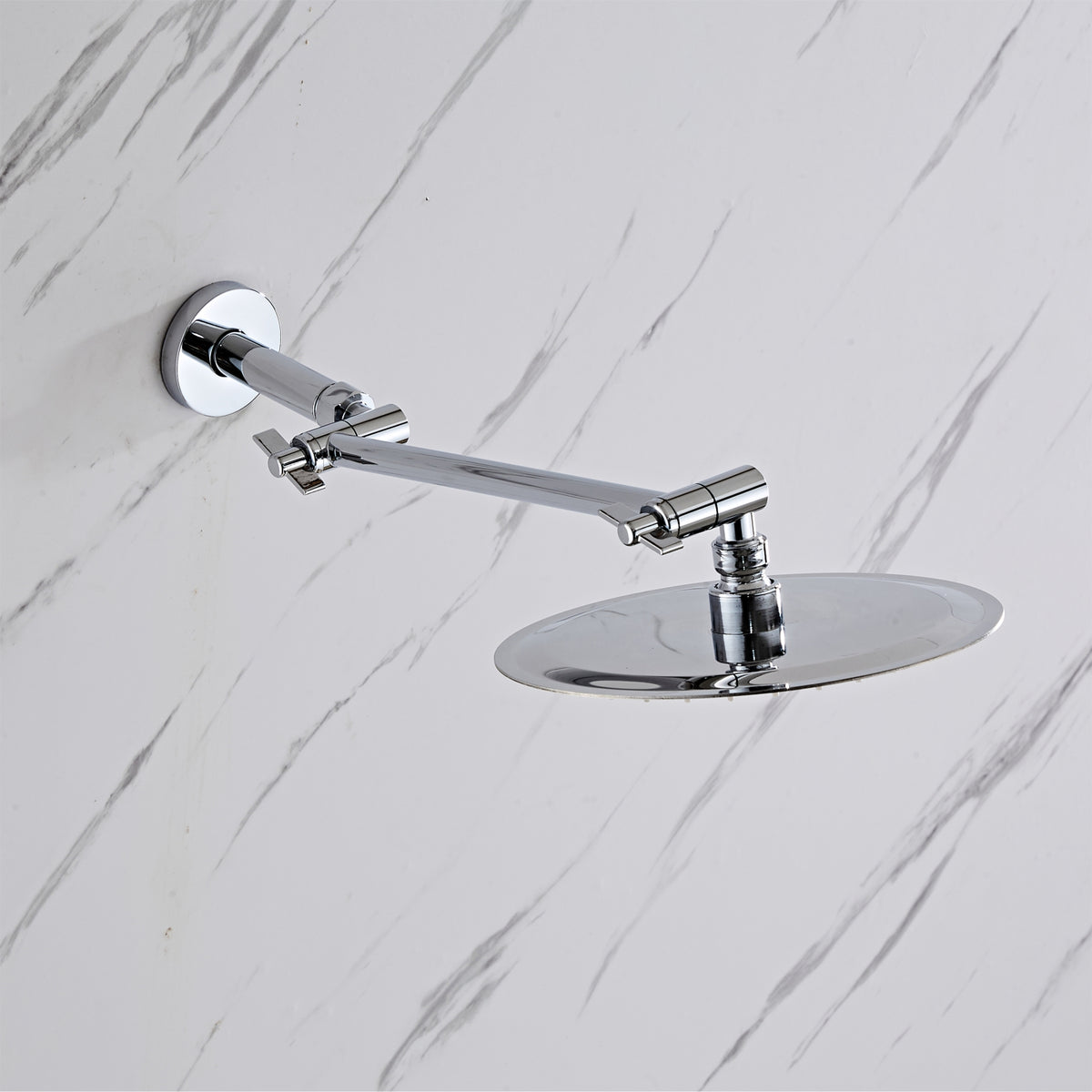 Angle adjustable showerhead kit 8"R Chrome A8RC