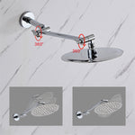 Angle adjustable showerhead kit 8"R Chrome A8RC