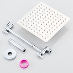 Angle adjustable showerhead kit 8"S Chrome A8SC