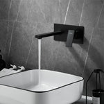 Wall Type Basin or Bath Mixer Tap AZ2151 Black