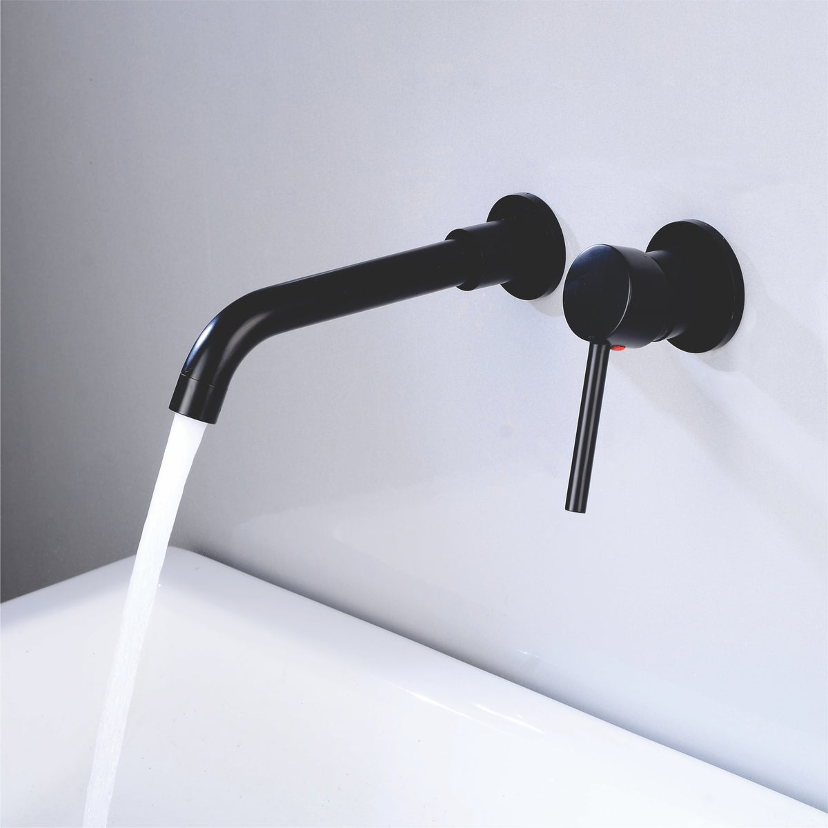 Wall Type Basin or Bath Mixer Tap AZ2152 Black