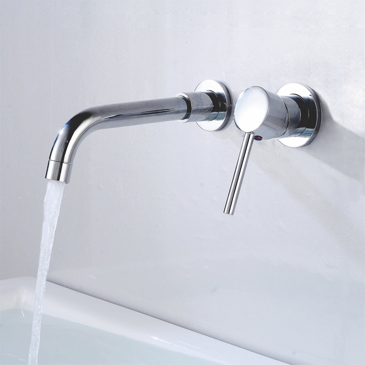 Wall Type Basin or Bath Mixer Tap AZ2152 Chrome