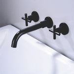 Wall Type Basin or Bath Mixer Tap AZ2153 Black