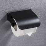 Bathroom Wall Mounted Toilet Paper /tissue/ Roll Holder -Black