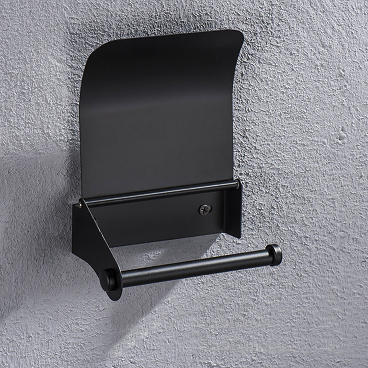 Bathroom Wall Mounted Toilet Paper /tissue/ Roll Holder -Black