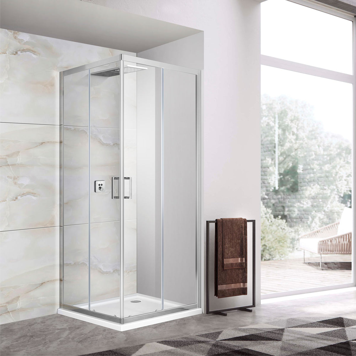 Shower Enclosur CP001C 90x90x195