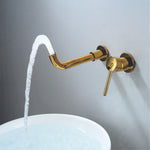 Wall Type Basin or Bath Mixer Tap AZ2152 Gold