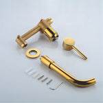 Wall Type Basin or Bath Mixer Tap AZ2152 Gold