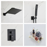 Shower Mixer Tap set F-A822B-A Black
