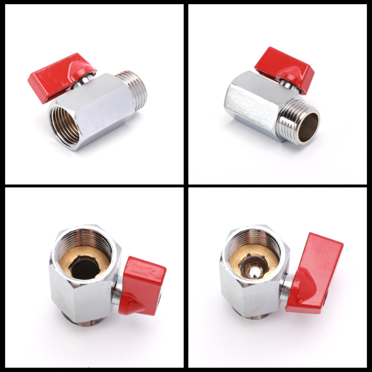 Mini Ball Valve L801 Red
