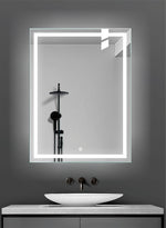Rectangular White Light Mirror LM17 60x80cm