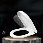 D Shape Toilet Seat Soft Close Top Fix