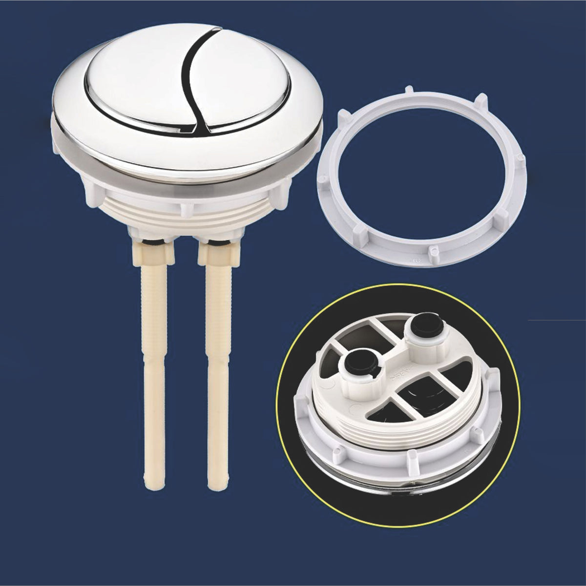 LPS01-4 Chorme Button