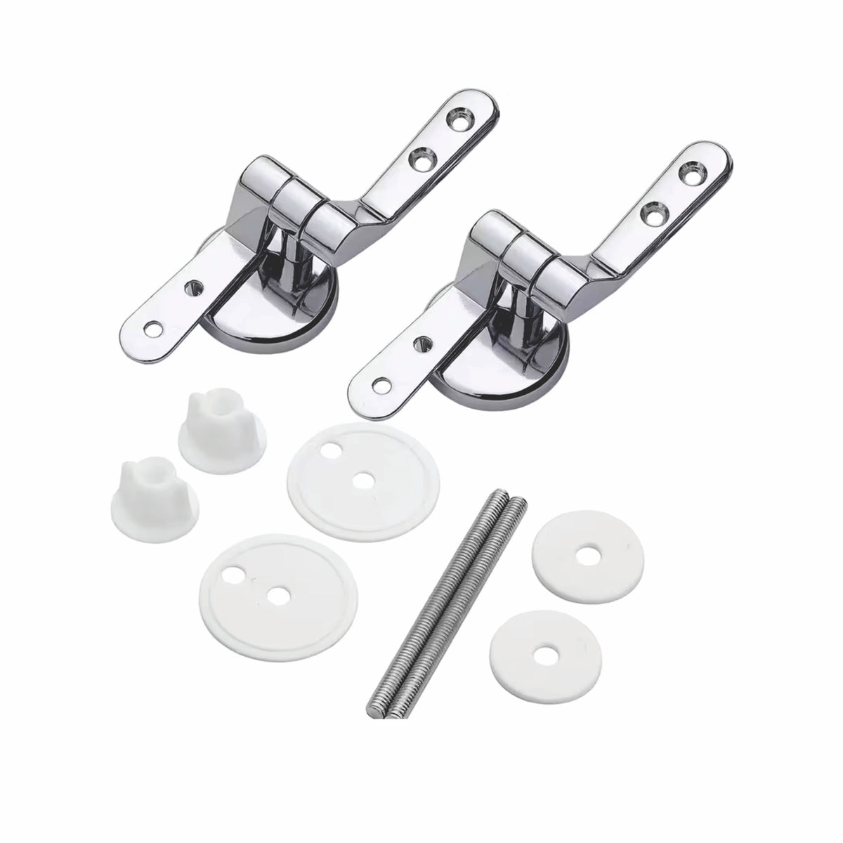 Toilet Seat Hinge Sets- Chrome
