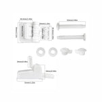 Toilet Seat Hinge Sets- Nylon
