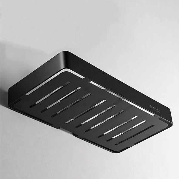 Matt Black Soap Dish Holder / Shower Shelf