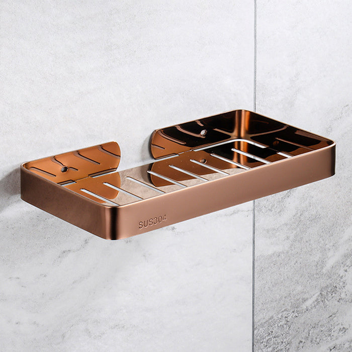 Soap Dish/Holder/Shower Shelf Rose gold