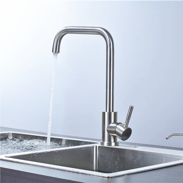 Kitchen Sink Tap Nickel square curved