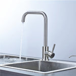 Kitchen Sink Tap Nickel square curved