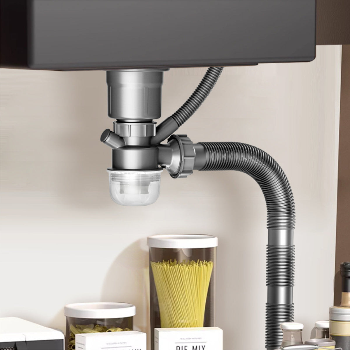 Single Bowl Kitchen Sink Plumbing Kit S59
