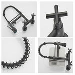 Wall Kitchen Mixer Taps 1196 Black