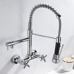Wall Kitchen Mixer Taps 1196 Chrome