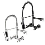 Wall Kitchen Mixer Taps 1196 Chrome