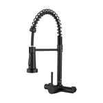 Wall Mounted Kitchen Sink Tap 1197 Black