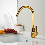 Basin & Kitchen Mixer_1230 Gold