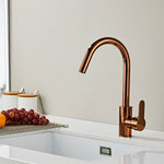 Basin & Kitchen Mixer_1230 Rose Gold