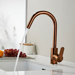 Basin & Kitchen Mixer_1230 Rose Gold